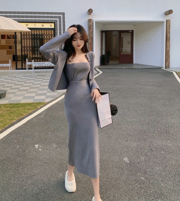 2021 Spring Ensemble Femme Two Piece Set Women Pull Femme Hiver two piece outfits jogging femme loungewear dress set crop top