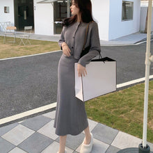 Load image into Gallery viewer, 2021 Spring Ensemble Femme Two Piece Set Women Pull Femme Hiver two piece outfits jogging femme loungewear dress set crop top