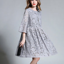 Load image into Gallery viewer, 2021 Spring Sexy Women Party Long Beach Black Vintage Dress New Women&#39;s Dress Sleeve Lace Dress Women&#39;s Ladies Dresses Gothic