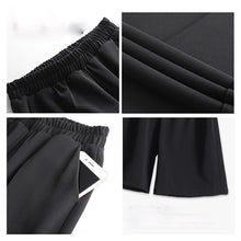 Load image into Gallery viewer, 2021 Spring Summer Fashion High Waist Women Shorts Casual Half- Length Sashes Belted Women Loose Shorts Pockets  Streetwear