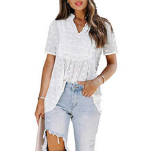 Load image into Gallery viewer, 2021 Spring Summer New Chiffon Lace Harajuku Flannel Gothic Shirt Top Blouse Korean Style Women Tops Womens Shirts Boho Clothing