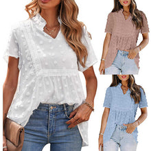 Load image into Gallery viewer, 2021 Spring Summer New Chiffon Lace Harajuku Flannel Gothic Shirt Top Blouse Korean Style Women Tops Womens Shirts Boho Clothing