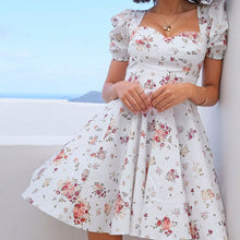 Load image into Gallery viewer, 2021 Spring Summer Print Skirt Sexy Open Back Floral Party Beach Bodycon Casual Dress Elegant Women Ladies Dresses Boho Gothic