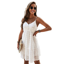 Load image into Gallery viewer, 2021 Summer Autumn New Women&#39;s Party Beach Bodycon Dress Elegant V Collar Sexy Casual Skirt Ladies Dresses Gothic Boho Vintage