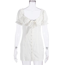 Load image into Gallery viewer, 2021 Summer Autumn Sexy Strap Party White Bodycon Lace Boho Casual Dress Women Sundress Corset Vestidos Dresses Harajuku Gothic