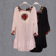 Load image into Gallery viewer, 2021 Summer Clothes Women Bikini Cover Up Floral Lace Hollow Swimsuit Coverup Bathing Suit Beachwear For The Beach Dress Hot