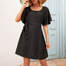 Load image into Gallery viewer, 2021 Summer Dress Women&#39;s Sundress Fashion Flare Sleeve Elegant Vestido Female Bohemian Party Mini Dresses Robe Femme