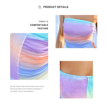 Load image into Gallery viewer, 2021 Summer Dresswear for Women Sexy Mini Dress Wrapped Breast Pleated Hip Fashion Sundress