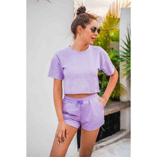 Load image into Gallery viewer, 2021 Summer New Fashion T-Shirt + Casual Sports Shorts Two-Piece Suit Women