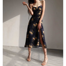 Load image into Gallery viewer, 2021 Summer New Party Elegant Off Shoulder Sleeveless Dress High Quality Fashion Holiday Beach Skirt Sexy Chiffon Women&#39;s Wear