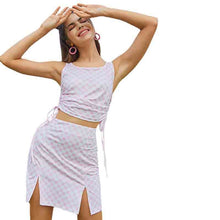 Load image into Gallery viewer, 2021 Summer New Products Fashion Women&#39;s Temperament Printed Casual Short Skirt Set