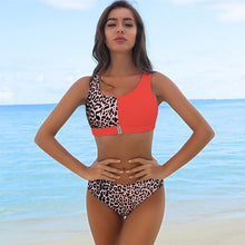 Load image into Gallery viewer, 2021 Summer New Style  Bikini Women&#39;s Zipper Split Swimsuit Beach Sexy Suit