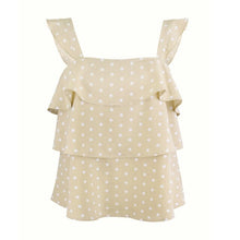 Load image into Gallery viewer, 2021 Summer New Women&#39;s Spaghetti Straps Casual Tops Fashion Dolka Dot Slash Neck Sleeveless Backless T Shirt Ladies Loose Baisc