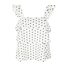 Load image into Gallery viewer, 2021 Summer New Women&#39;s Spaghetti Straps Casual Tops Fashion Dolka Dot Slash Neck Sleeveless Backless T Shirt Ladies Loose Baisc