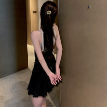 Load image into Gallery viewer, 2021 Summer Patchwork Elegant Dress Women Beach Outing High Waist Casual Sweet Dress Female Chic Party Mini Cute Korean Clothes