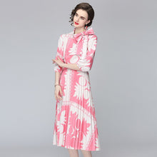 Load image into Gallery viewer, 2021 Summer Runway Suit Set Women Elegant Short Sleeve Knit Top and Floral Skirt Lady Sweet Casual Party Outfits