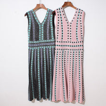 Load image into Gallery viewer, 2021 Summer Sweater Dress Fashion Streetwear sleeveless Knit Dress slim Knit Dress vestidos de verano robe femme sukienka