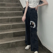 Load image into Gallery viewer, 2021 Summer White Chiffon Kawaii Blouse Women Japanese Puff Sleeve Lace Casual Sweet Blouse Shirt Slim Princess Korean Clothes