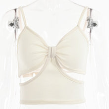 Load image into Gallery viewer, 2021 Summertime New Personalized Design Tank Women&#39;s Open Back Chest Wrapped Hollow Suspenders Upper Outer Garment Tops