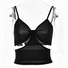 Load image into Gallery viewer, 2021 Summertime New Personalized Design Tank Women&#39;s Open Back Chest Wrapped Hollow Suspenders Upper Outer Garment Tops