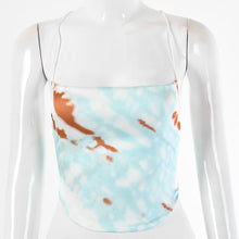 Load image into Gallery viewer, 2021 Summertime Printed Women&#39;s Hot Style Sexy Halter Tank All Match Sling Tube Top Bar Navel Small Belly For Ladies