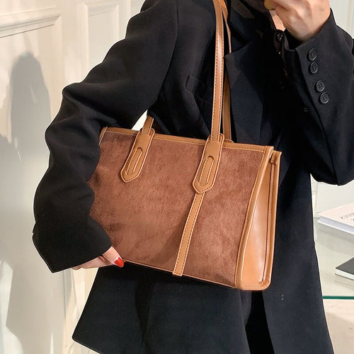 2021 Winter Small Quilted Scrub Leather Plush Square Shoulder Underarm Bags for Women Fashion Designer Luxury Brand Handbags