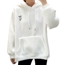 Load image into Gallery viewer, 2021 Women Cute Bunny Embroidered Hoodie Girl Bunny Ears Sweatshirt Fashion Long Sleeve Sweatshirt Pullover New Trendy Top