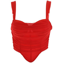 Load image into Gallery viewer, 2021 Women&#39;s Summer New Style Net Red Sleeveless Solid Color Tank Strap Slim Sexy Top With Fishbone For Ladies Fashion