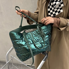 Load image into Gallery viewer, 2021 autumn and winter new style cotton clothing fashion Korean version of space cotton one-shoulder casual popular handbag