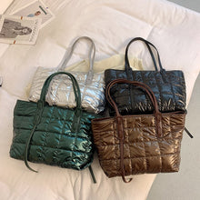 Load image into Gallery viewer, 2021 autumn and winter new style cotton clothing fashion Korean version of space cotton one-shoulder casual popular handbag