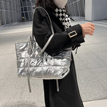 Load image into Gallery viewer, 2021 autumn and winter new style cotton clothing fashion Korean version of space cotton one-shoulder casual popular handbag