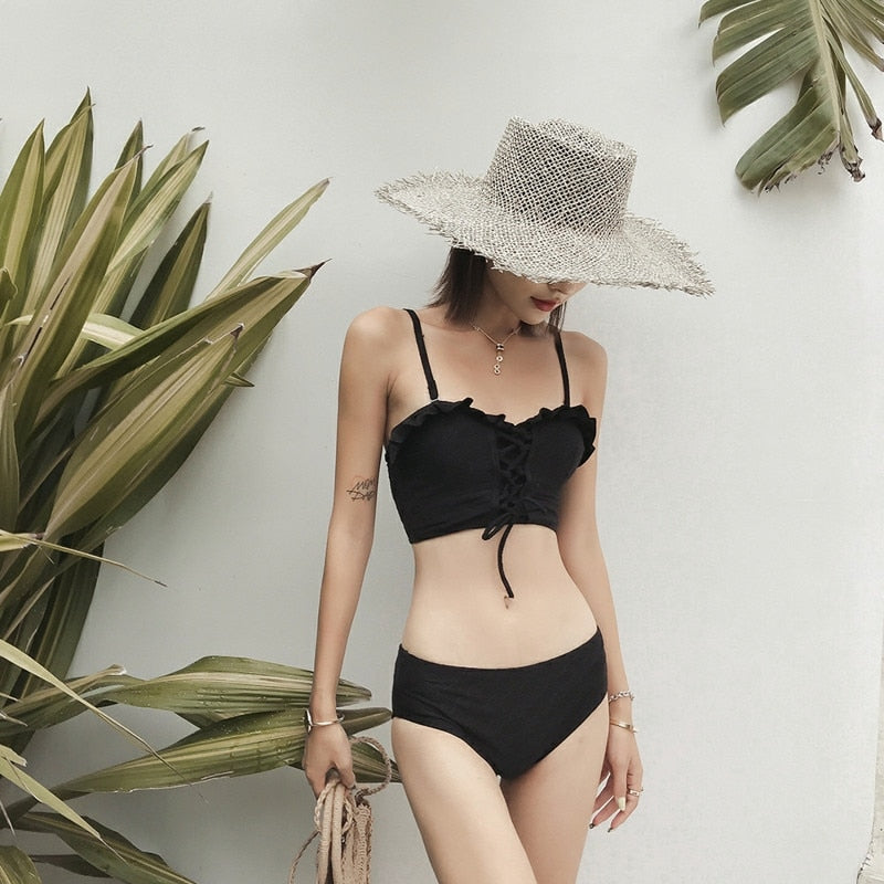 2021 brand Sexy Women Bikini Swimsuit Push-up Bra Bikini Set Two Piece Swim Suit Swimwear Beachwear Bathing