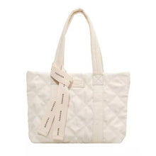 Load image into Gallery viewer, 2021 hit inverno marca náilon acolchoado alça curta totes designer de luxo das mulheres ombro acolchoado sacos bolsas topo hande