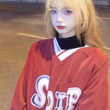 Load image into Gallery viewer, 2021 loose college wind sweater spring and autumn personality design tops for men and women loose couples