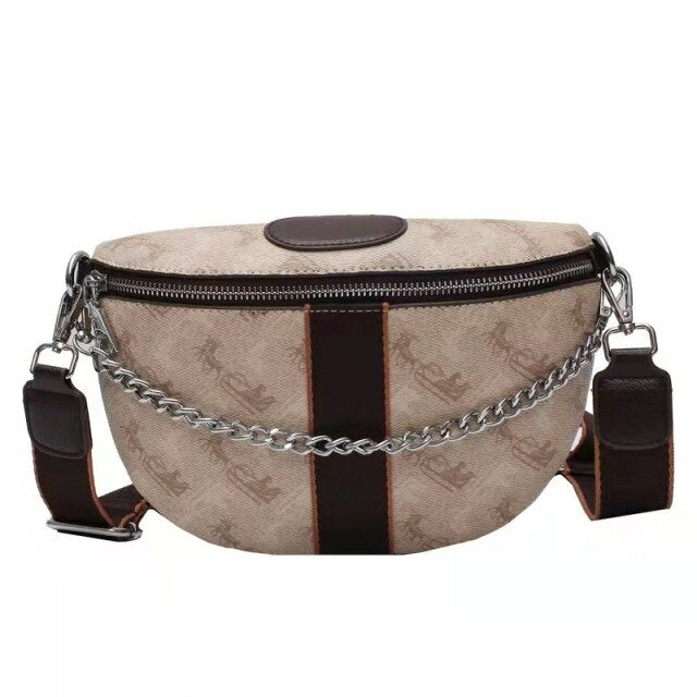 2021 new retro fashion one-shoulder cross-body saddle bag