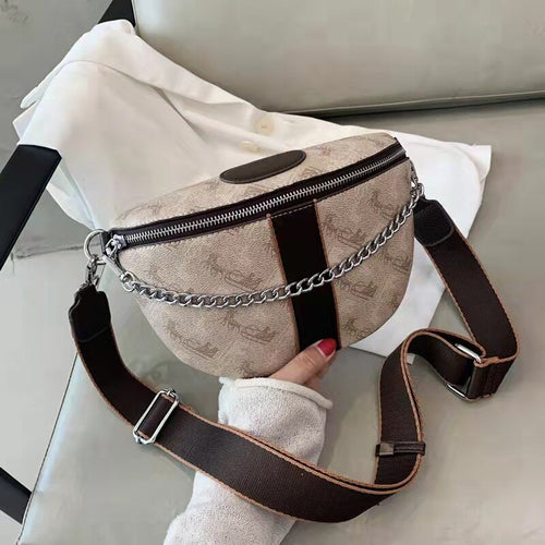 2021 new retro fashion one-shoulder cross-body saddle bag