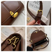 Load image into Gallery viewer, 2021 new retro messenger texture fashion one-shoulder small square bag