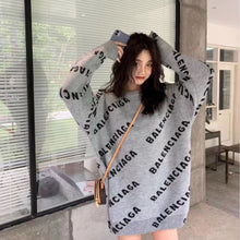Load image into Gallery viewer, 2021 sweater women&#39;s new style autumn and winter loose wear women&#39;s sweater versatile knitwear thickening