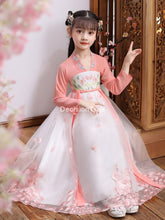 Load image into Gallery viewer, 2021 traditional girl dress kid hanfu clothing cosplay party dresses dance children ancient chinese tang dynasty costumes dress