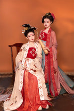 Load image into Gallery viewer, 2021 women cosplay fairy costume hanfu coat chinese traditional ancient stage hanfu cloak chinese national folk dance costume