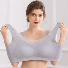 Load image into Gallery viewer, 2021new Plus Size Solid Bra One Piece Seamless Push Up Breathable Underwear Summer Ultra Thin Women&#39;s Sports Vest Bra Big Breast