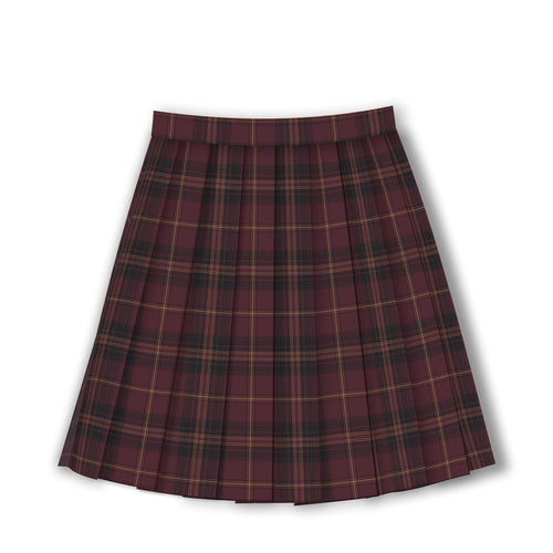 2022 All Match High Waist Sweet Pleated Skirts Spring Women Cute Preppy Style Plaid Mini Skirt Vintage Jupe Kawaii Faldas Mujer