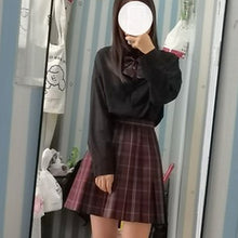 Load image into Gallery viewer, 2022 All Match High Waist Sweet Pleated Skirts Spring Women Cute Preppy Style Plaid Mini Skirt Vintage Jupe Kawaii Faldas Mujer