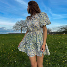 Load image into Gallery viewer, 2022 Elegant Print Sexy Backless Bandage Mini Dress Club Party Outfits for Women Summer Short Sleeves Dresses Casual Vacation