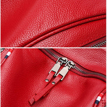 Load image into Gallery viewer, 2022 High Quality Women Genuine Leather Backpacks Lady England Style Fashion Simple Soft Bag Girl Bi-directional Zipper Packsack