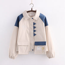 Load image into Gallery viewer, 2022 Japanese Kawaii Clothing New All Match Zipper Coats Women Sweet Cartoon Cute Fall Jackets Age-reducing Outerwear Autumn