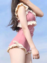 Load image into Gallery viewer, 2022 Lolita Women One Piece Swimsuit cute Swimwear girl Backless  Monokini Bodysuit Bathing Suit Swimming Suit