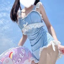 Load image into Gallery viewer, 2022 Lolita Women One Piece Swimsuit cute Swimwear girl Backless  Monokini Bodysuit Bathing Suit Swimming Suit