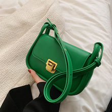 Load image into Gallery viewer, 2022 Luxury Brand Small Leather Crossbody Bags Long Belt Design Female Shoulder Purses and Handbags In Trendy Underarm Bag