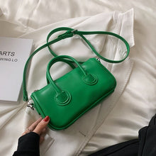 Load image into Gallery viewer, 2022 Luxury Brand Small PU Leather Crossbody Bags with Short Handle Long Belt Design Shoulder Purses and Handbags Kawaii Totes